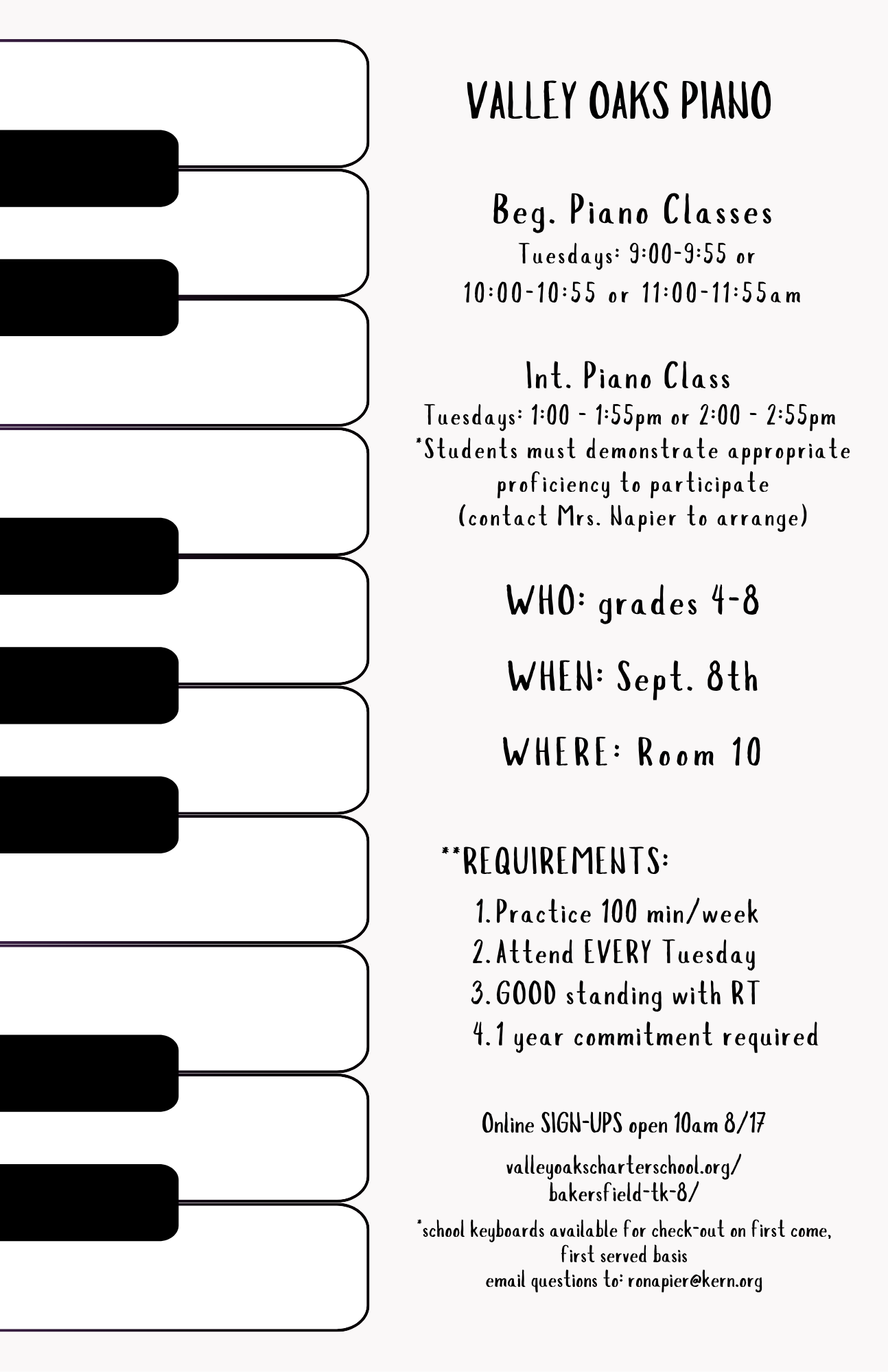 Piano Flyer